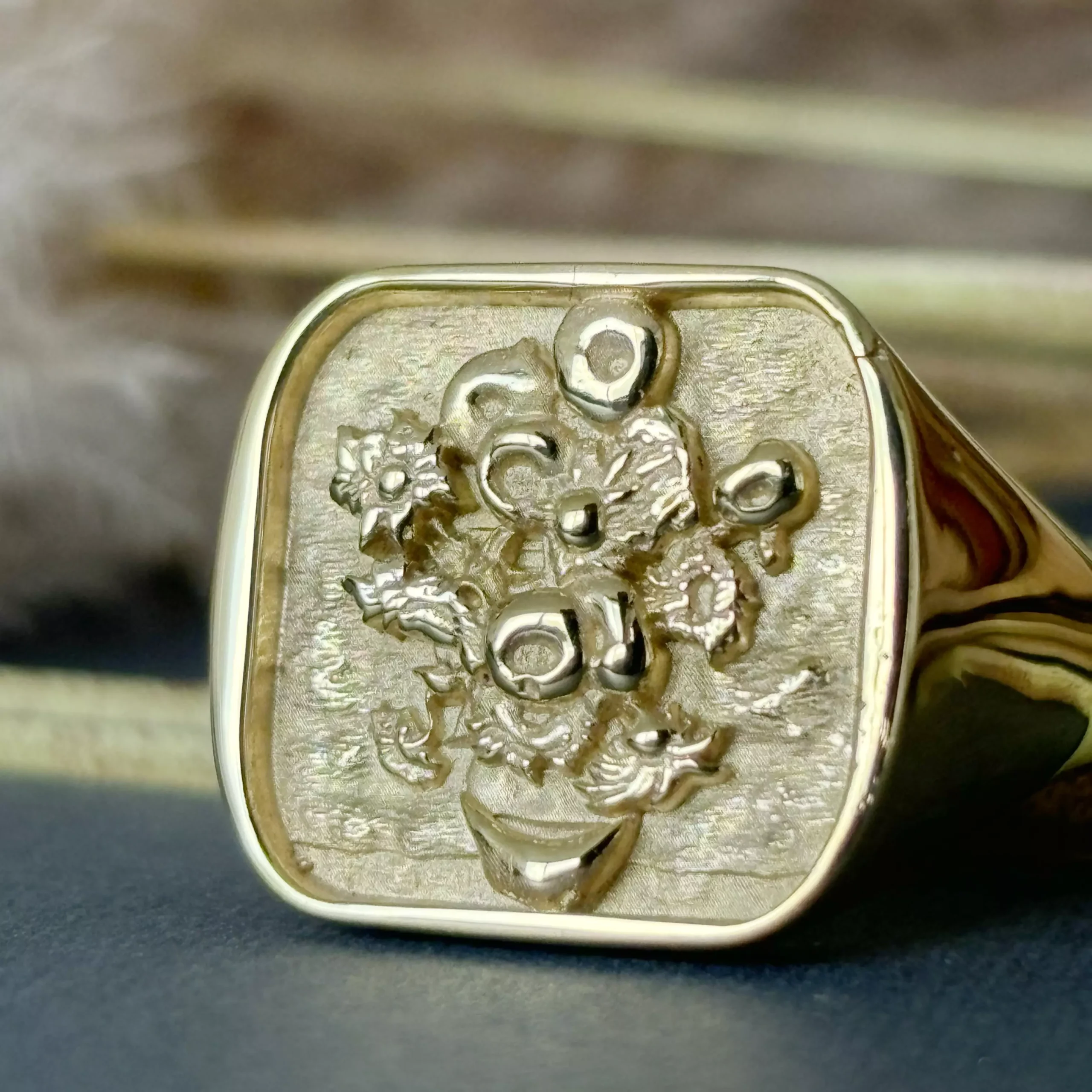 Anello girasoli van gogh regolabile